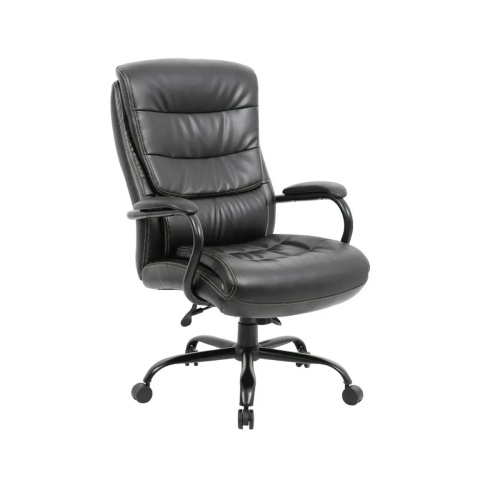 Кресло офисное BRABIX PREMIUM Heavy Duty HD-004, усиленное, НАГРУЗКА до 200 кг, экокожа, 531942 "Дава"