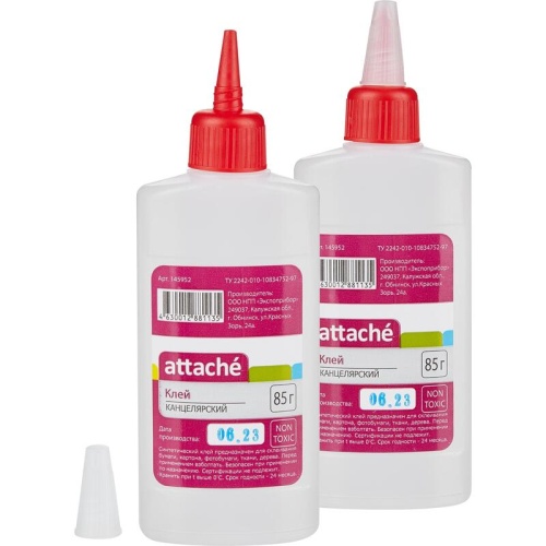 Клей канцелярский  85мл Attache 145952 "Дава"