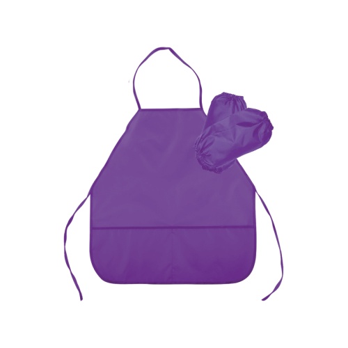 Накидка deVENTE 7042002, 3 кармана, с нарукавниками (M) 45*54см, фиолетовая "Дава"