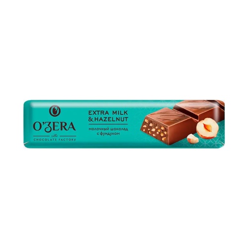 Шоколад O'Zera Extra milk & Hazelnut 45г. "Дава"