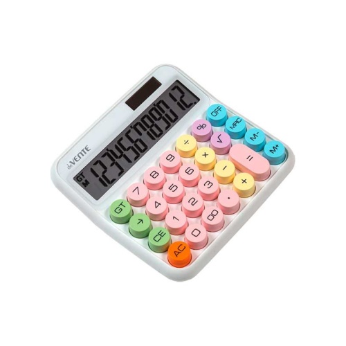 Калькулятор deVENTE настольный DD-2 (8 разрядов) 4031405 белый с цв. клавишами "Дава"