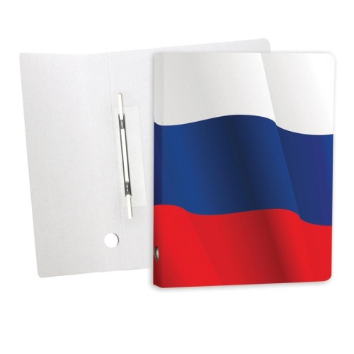 Папка-скоросшиватель картон Дело 450гр. Комус 390821 Триколор, микрогофрокартона "Дава"