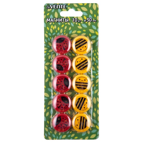 Магниты 3см 10шт deVENTE 6021101 Funny bugs "Дава"