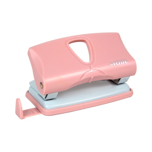 Дырокол deVENTE 4020510 sigNature до 10 листов, пудрово-розовый "Дава"
