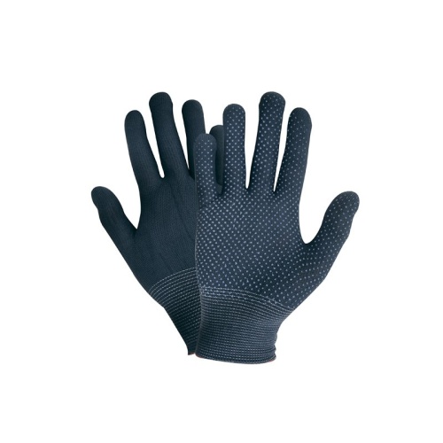 Перчатки нейлоновые с ПВХ темно-синие р-р 9 "Дава"
