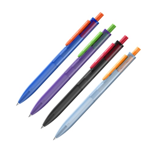 Ручка шариковая Berlingo автомат Writech.x105 CBm_77516 синяя 0,7мм, Silent click "Дава"