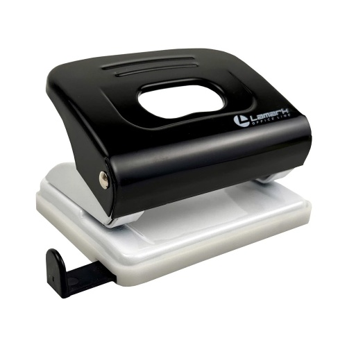 Дырокол Lamark PN0149-BK до 20 листов черный металлик "Дава"