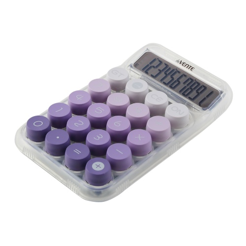 Калькулятор deVENTE настольный DD-1 (12 разрядов) 4031402 сиреневый  "Дава"