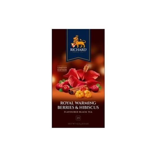 Чай Richard (Ричард) Royal Warming Berries & Hibiscus 25п*2г "Дава"