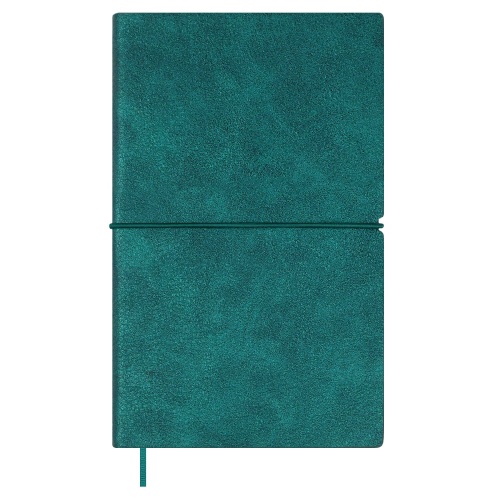 Ежедневник А6+ 122*193мм 120л 70762 Наппа металлик зеленый "Дава"