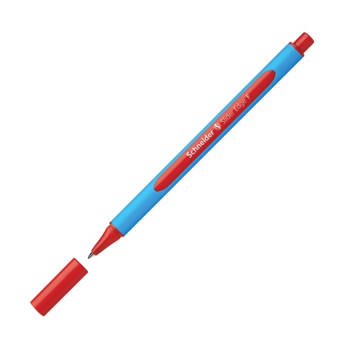 Ручка шариковая Schneider Slider Edge F 152002 0,8мм, красная "Дава"