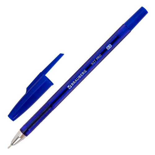 Ручка шариковая Brauberg 144337 927 PRO WRITING 3.0, 0,7мм, синяя "Дава"