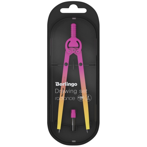 Готовальня 2 предмета Berlingo DS_01002b Radiance "Дава"