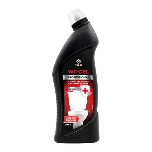 Средство чистящее для сантехники Grass WC-GEL Professional  750мл кислотное, 125535ЧЗ "Дава"
