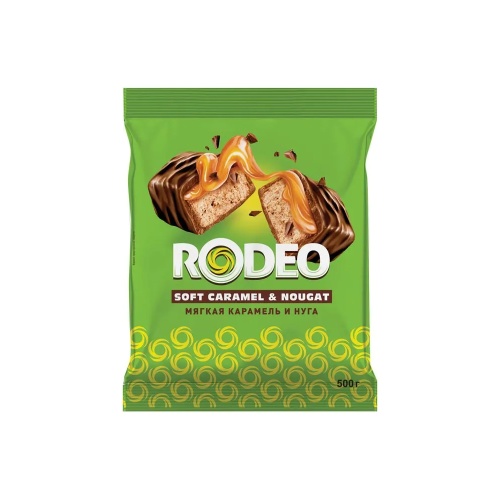 Конфеты Rodeo (Родео) мягкая карамель и нуга 500 г "Дава"