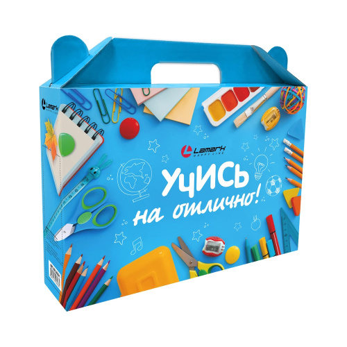 Коробка Набор первоклассника Lamark 68837 Учись на отлично!, без наполнения "Дава"