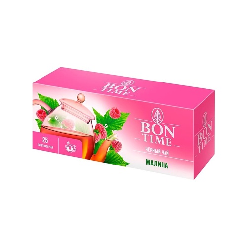 Чай Bontime (Бонтайм)  25 пакетов Маракуйя 2г черный "Дава"