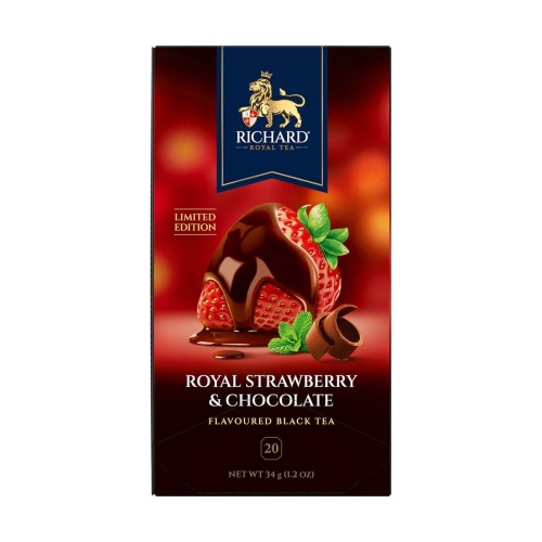 Чай Richard (Ричард) Royal Strawberry&Chocolate 20п*12 "Дава"