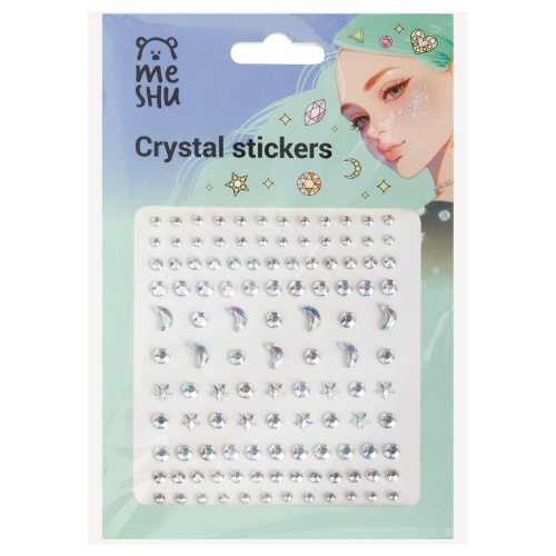 Декоративные наклейки-стразы MESHU MS_64972 Перламутр / Mother of Pearl "Дава"