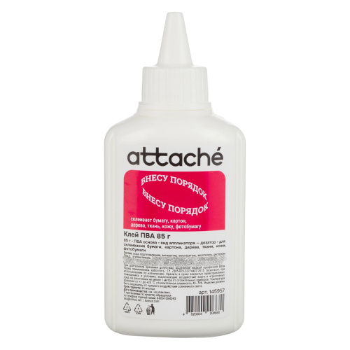 Клей ПВА    85г Attache 145957 "Дава"