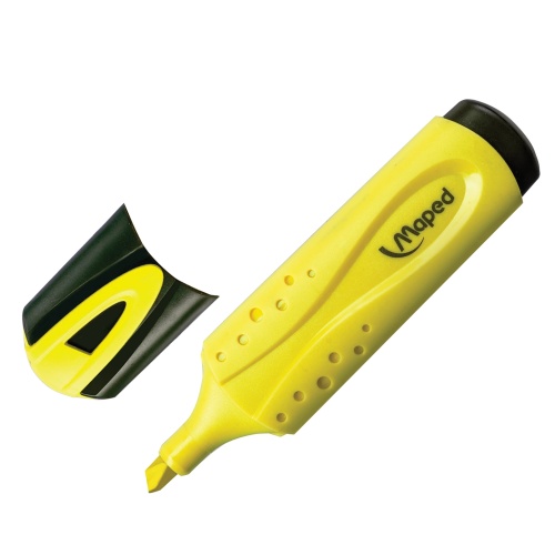 Текстмаркер Maped Fluo Pep's Classic 150766 желтый "Дава"