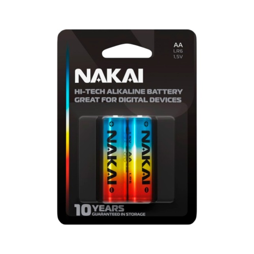 Батарейка Nakai Hi-tech LR6 BL2 "Дава"