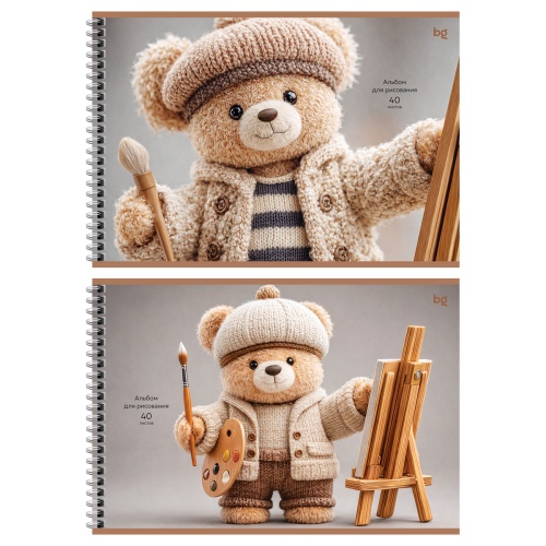 Альбом для рисования 40л., А4, на спирали АР4гр40 62720 Порисуем "Дава"