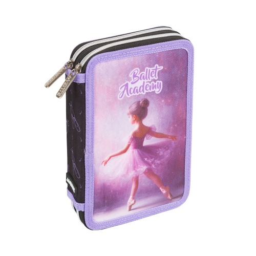 Пенал deVENTE 21x14x5,2см, 2отд. 7012500 Академия Балета / Ballet Academy "Дава"