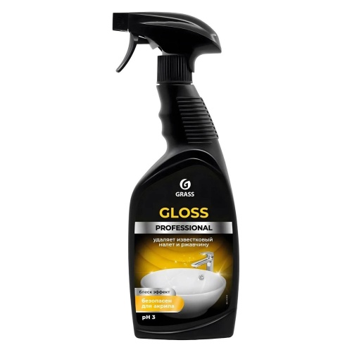 Средство чистящее для сантехники Grass Gloss Professional, 600мл, 125533 ЧЗ "Дава"