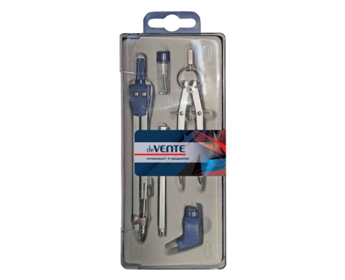 Готовальня 5 предметов deVENTE 5093304 "Дава"