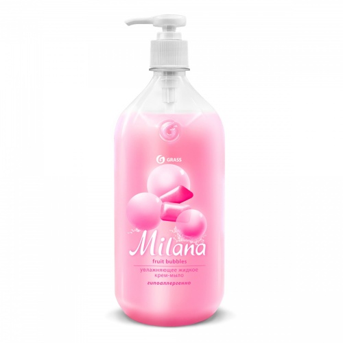 Мыло жидкое 1л Grass Milana 125312 Fruit Bubbles "Дава"
