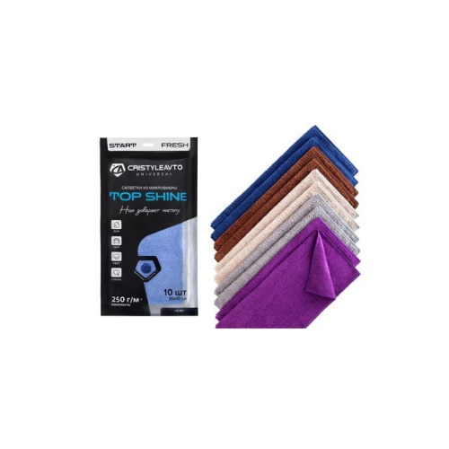 Салфетка из микрофибры CristyleAvto 30*30см "Дава"