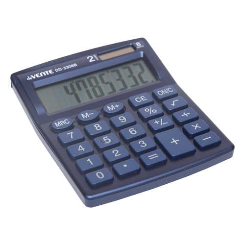Калькулятор deVENTE настольный DD-3308B (8 разрядов) 4031330 синий "Дава"