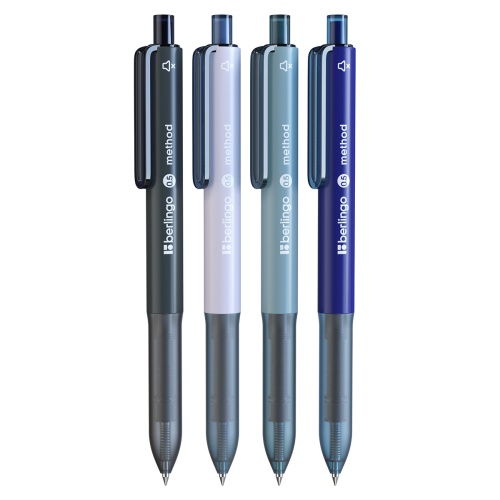 Ручка-роллер Berlingo автомат CRm_05008 Method синяя "Дава"