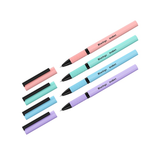 Ручка гелевая Berlingo CGp_05015 Instinct 0,5мм, черная "Дава"