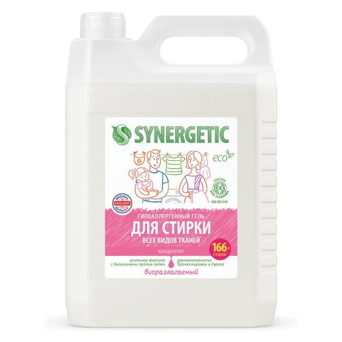 Средство для стирки Synergetic гель 5л. 608033 ЧЗ "Дава"