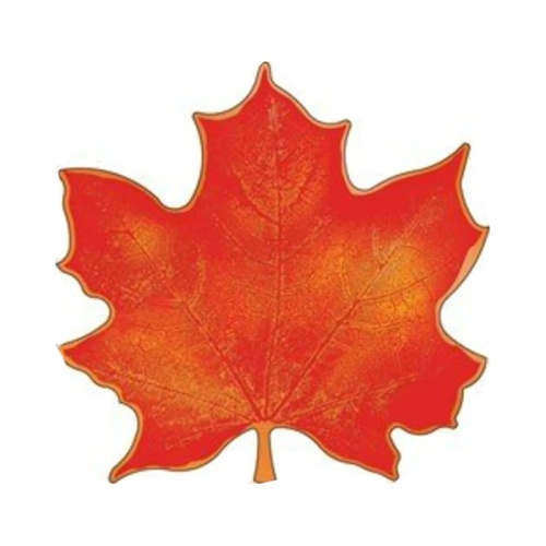 Украшение из бумаги на клейкой основе 87.743 Кленовый лист "Дава"
