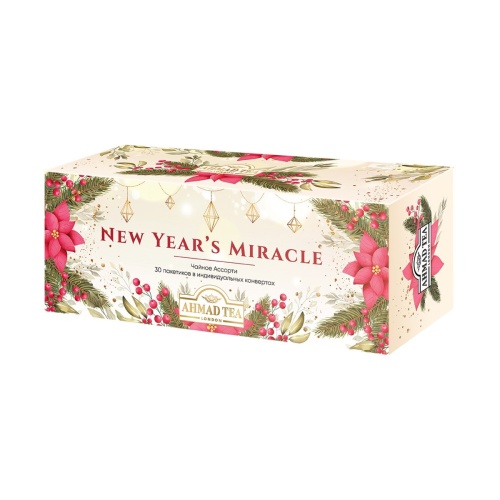 Чай Ahmad (Ахмад) Ассорти чайное Зимнее чудо 36п "Дава"