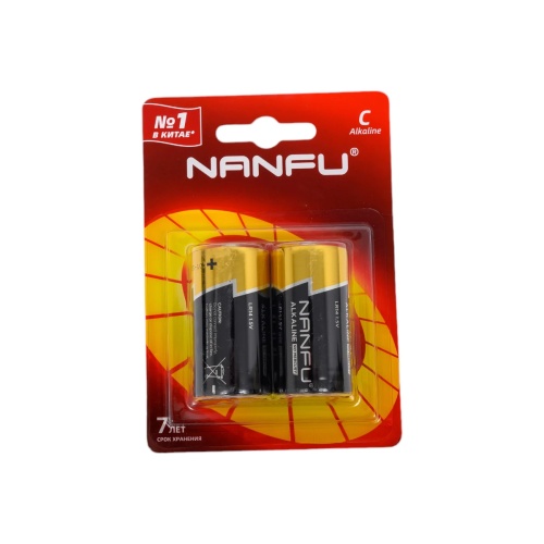 Батарейка Nanfu LR14 BL2 "Дава"