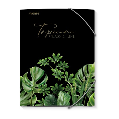 Папка пластиковая на резинках А4 deVENTE 3070228 Tropicana "Дава"