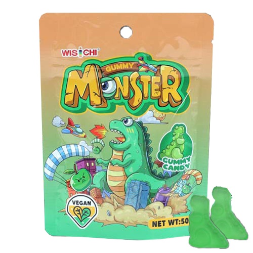 Мармелад жевательный Wisichi яблоко 50г "Дава"