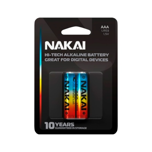 Батарейка Nakai Hi-tech LR3 BL2 "Дава"