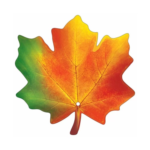 Украшение из бумаги на клейкой основе 3001305 Кленовый лист "Дава"